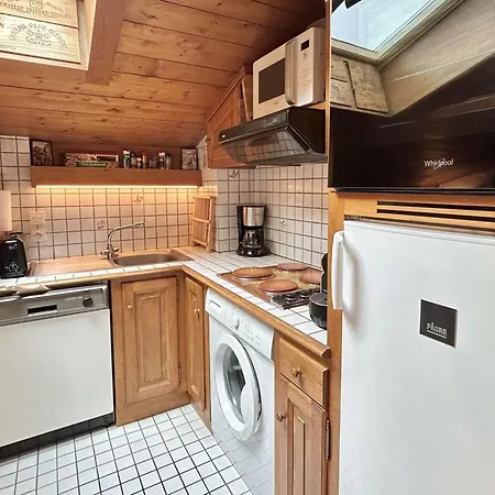 Cosy 2p+cabine, 6 Couchages, Proche Télécabine Jaillet Et Centre, Balcon Sud, Garage Privé - Fr-1-597-176 *